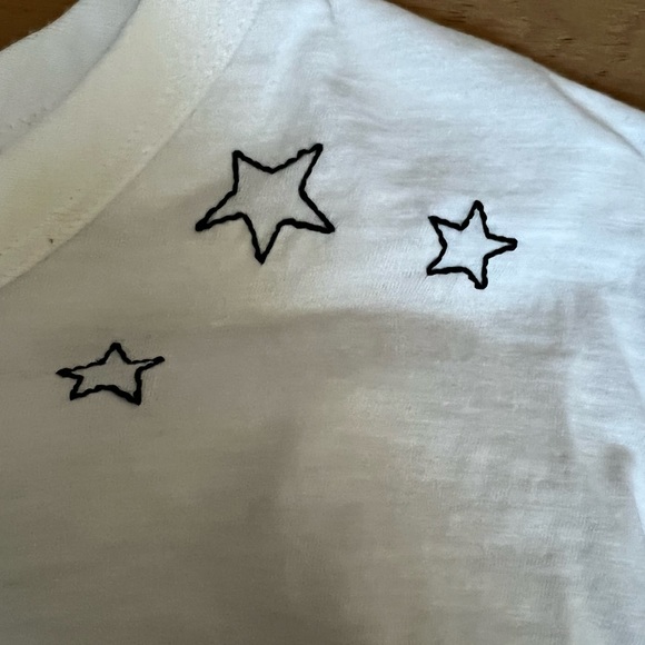 rag & bone Scribble Star Cropped Long-Sleeve Top - Picture 4 of 6